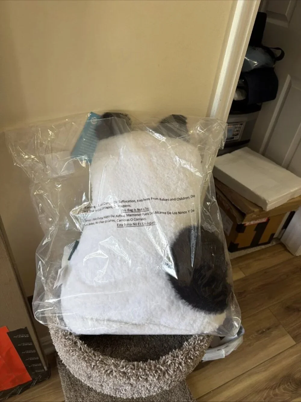 HUMANE SOCIETY 15x20 Shaped Sheet Ghost Cat Pillow - NWT